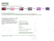 Tablet Screenshot of garten-raum.de